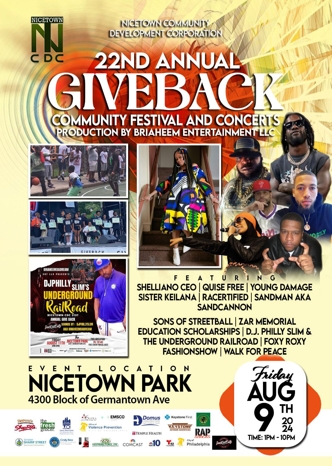 Giveback Community Festival and Concert - August 9, 2024