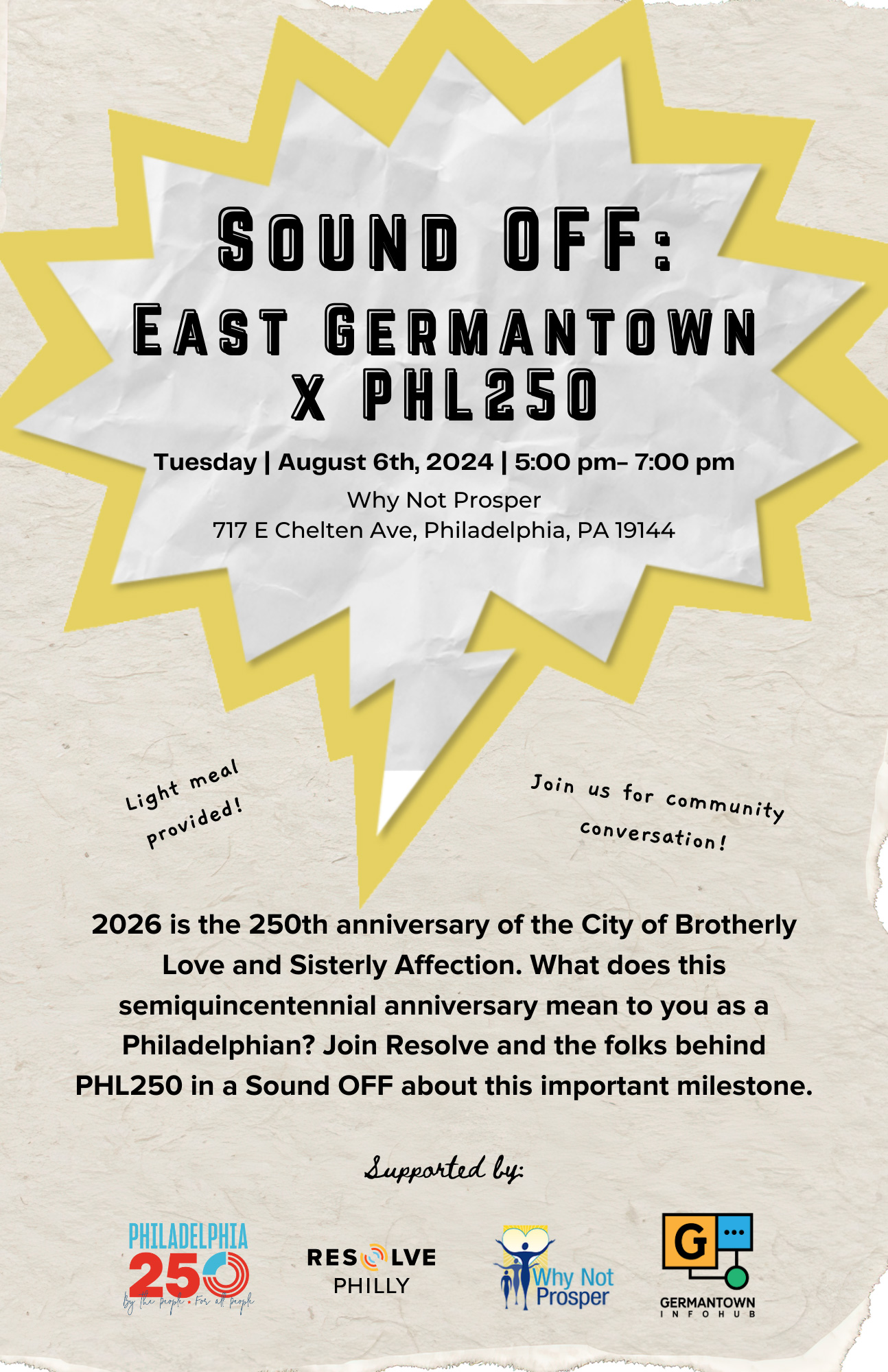 Sound Off: East Germantown x PHL250